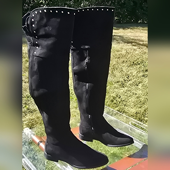 XOXO Travis Black Over The Knee Boots Women’s US 8.5 - Picture 1 of 7